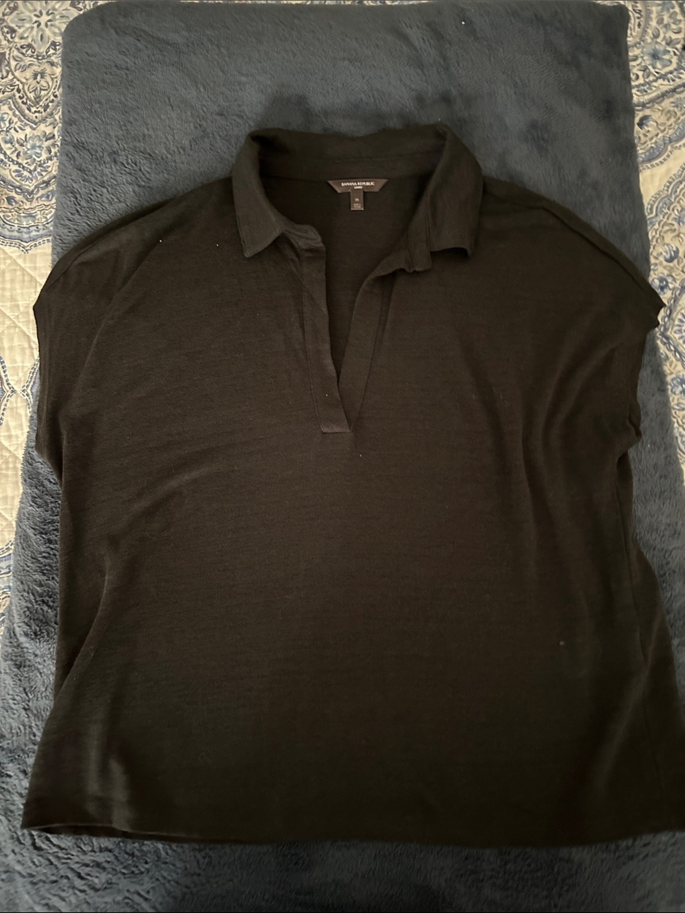 Banana Republic Black Polo Shirt